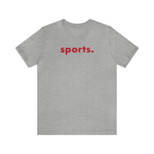 Load image into Gallery viewer, sports tee - red print
