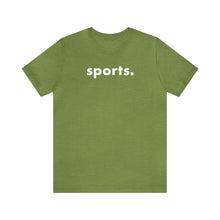 Load image into Gallery viewer, sports tee - white print
