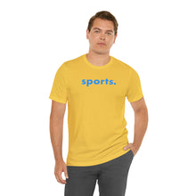 Load image into Gallery viewer, sports tee - Light Blue print
