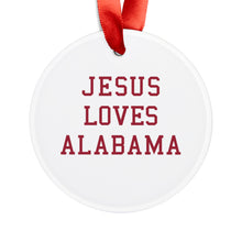 Load image into Gallery viewer, Jesus Loves Alabama - Acrylic Ornament
