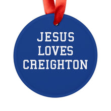 Load image into Gallery viewer, Jesus Loves Creighton - Acrylic Ornament
