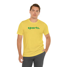 Load image into Gallery viewer, sports tee - green print
