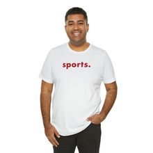 Load image into Gallery viewer, sports tee - red print
