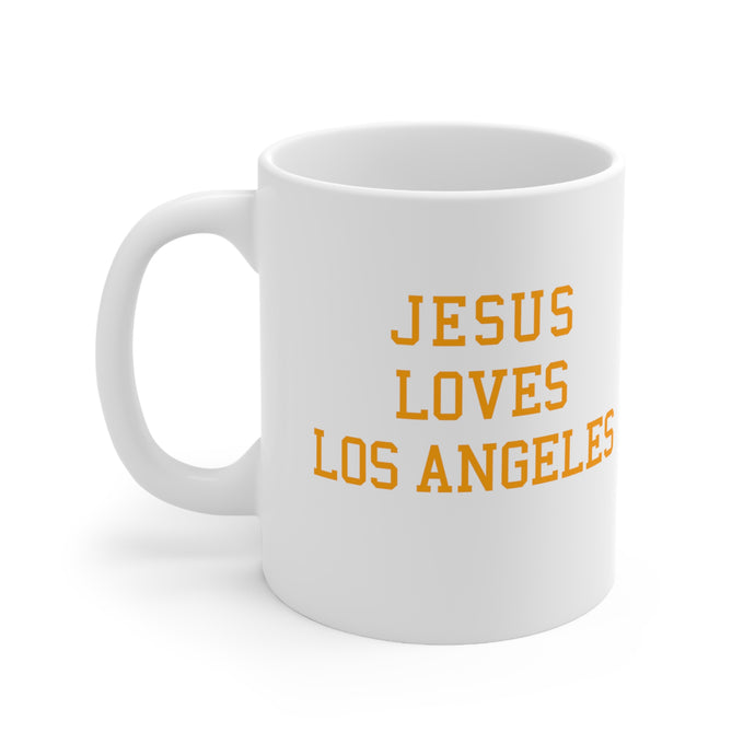 Jesus Loves Los Angeles - Ceramic Mug 11oz