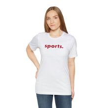 Load image into Gallery viewer, sports tee - red print
