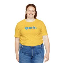 Load image into Gallery viewer, sports tee - Light Blue print
