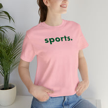 Load image into Gallery viewer, sports tee - dark green print
