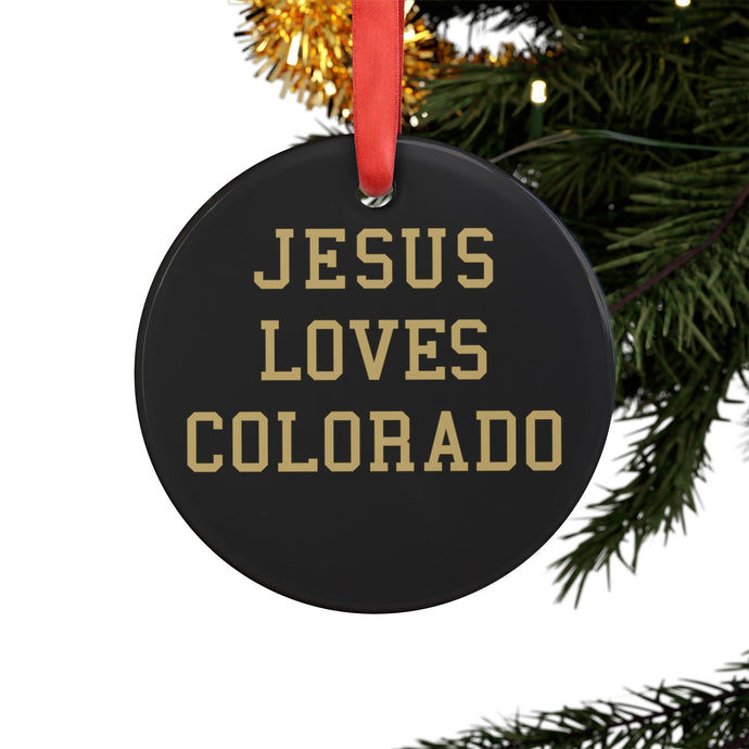 Jesus Loves Colorado - Acrylic Ornament