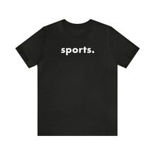 Load image into Gallery viewer, sports tee - white print
