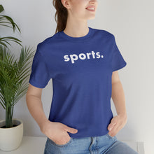 Load image into Gallery viewer, sports tee - white print
