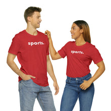 Load image into Gallery viewer, sports tee - white print
