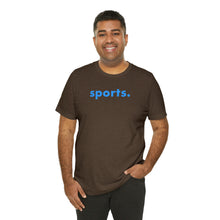 Load image into Gallery viewer, sports tee - Light Blue print
