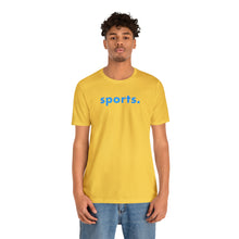 Load image into Gallery viewer, sports tee - Light Blue print
