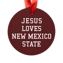 Load image into Gallery viewer, Jesus Loves New Mexico State - Acrylic Ornament
