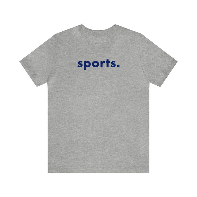 sports tee - dark blue print