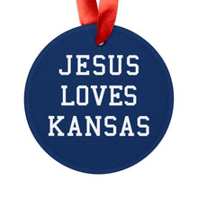 Load image into Gallery viewer, Jesus Loves Kansas - Acrylic Ornament
