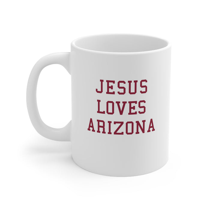 Jesus Loves Arizona - Ceramic Mug 11oz