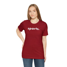 Load image into Gallery viewer, sports tee - white print
