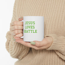 Load image into Gallery viewer, Jesus Loves Seattle - Ceramic Mug 11oz
