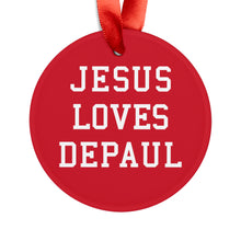 Load image into Gallery viewer, Jesus Loves DePaul - Acrylic Ornament
