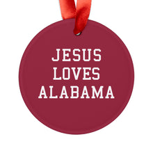 Load image into Gallery viewer, Jesus Loves Alabama - Acrylic Ornament
