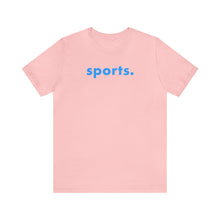 Load image into Gallery viewer, sports tee - Light Blue print
