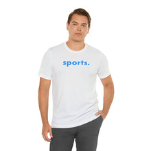 Load image into Gallery viewer, sports tee - Light Blue print
