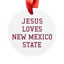 Load image into Gallery viewer, Jesus Loves New Mexico State - Acrylic Ornament
