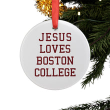 Load image into Gallery viewer, Jesus Loves Boston College - Acrylic Ornament
