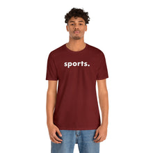 Load image into Gallery viewer, sports tee - white print
