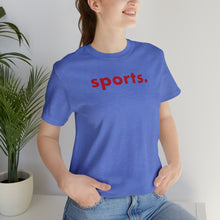 Load image into Gallery viewer, sports tee - red print
