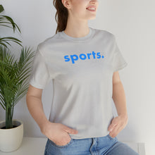 Load image into Gallery viewer, sports tee - Light Blue print
