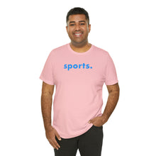 Load image into Gallery viewer, sports tee - Light Blue print
