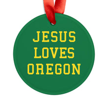 Load image into Gallery viewer, Jesus Loves Oregon - Acrylic Ornament
