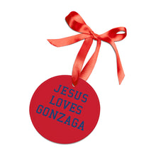 Load image into Gallery viewer, Jesus Loves Gonzaga - Acrylic Ornament
