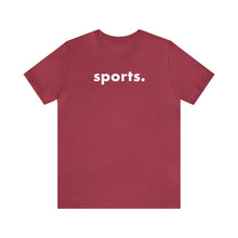 Load image into Gallery viewer, sports tee - white print
