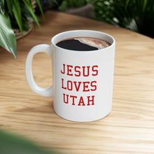 Load image into Gallery viewer, Jesus Loves Utah - Ceramic Mug 11oz
