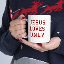 Load image into Gallery viewer, Jesus Loves UNLV- Ceramic Mug 11oz
