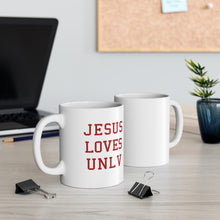 Load image into Gallery viewer, Jesus Loves UNLV- Ceramic Mug 11oz
