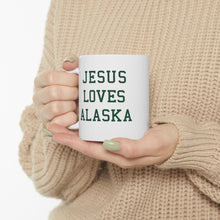 Load image into Gallery viewer, Jesus Loves Alaska - Ceramic Mug 11oz
