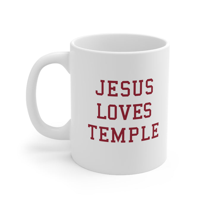 Jesus Loves Temple - Ceramic Mug 11oz