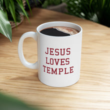 Load image into Gallery viewer, Jesus Loves Temple - Ceramic Mug 11oz
