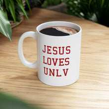 Load image into Gallery viewer, Jesus Loves UNLV- Ceramic Mug 11oz
